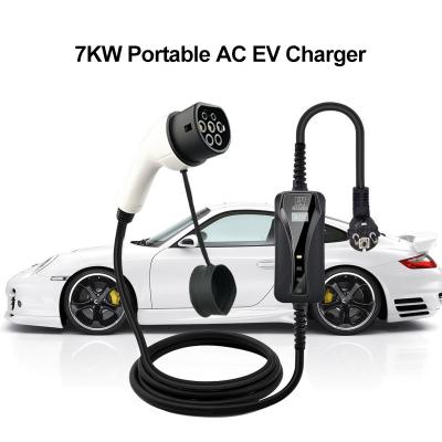 Chine chargeur mobile de véhicule électrique EV de voiture de 8A 7KW de la CE portative de chargeur à vendre