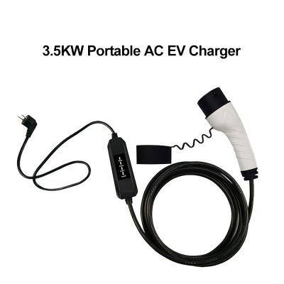 Chine Chargeur portatif du véhicule électrique 16A du CEI 61851 5M Cable à vendre