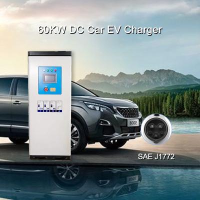 China Commerciële Autoev Lader 60KW gelijkstroom EV het Laden Posttouch screen SAE J1772 Te koop