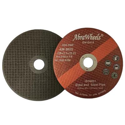 China Cutting 6Inch 2.5Thickness 2Nets of Black Paper Cutting Disc for Metal and Stainless Steel for sale