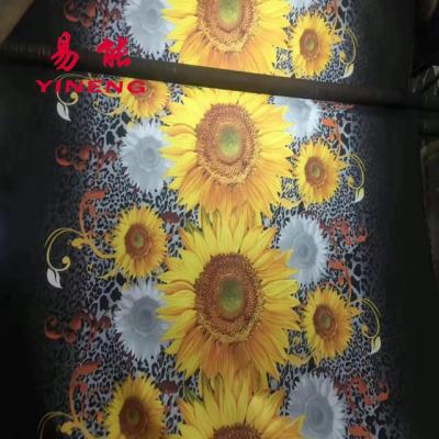 China Memory Polyester 100% Microfiber 3D Brushed To Scatter Printed Sheet Set Textile Fabric Price Per Meter for sale