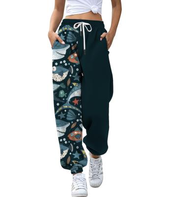 China Breathable Sweatpants For Women Summer Wide Leg Pants High Waist Loose Jogger Springs Women's Sports Pants Summer Sweatpants for sale