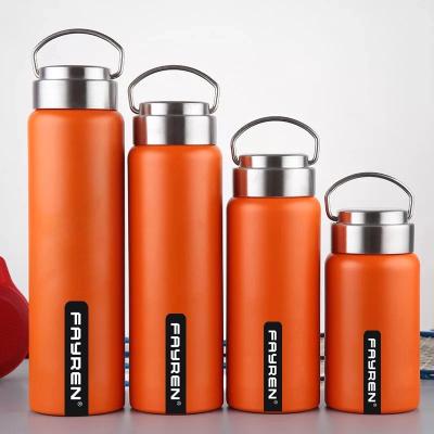 China 2021 PORTABLE wholesale FAYREN 316 borosilicate water bottle no minimum with different lids for sale