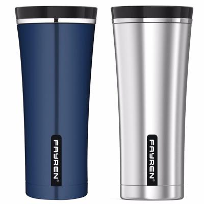 China PORTABLE Stainless Steel Insulated Coffee Mug with Leak Proof Lid for Coffee and Tea for sale