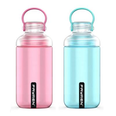 China BPA Free Viable No Leak Reusable Gym Water Bottle Labeled Camping And Fitness Plastic Water Bottle For Kids Adults for sale