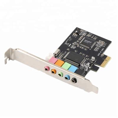 China PCI-E Sound Card 6 Channel Audio Card CMI 8738-6 pcie cmi 8738 5.1 Channel Internal Sound P-8738 for sale