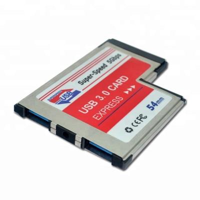 China Port PCBA+Aluminum 2 ASM Chip 54 Mm PCMCIA ExpressCard 2 USB 3.0 ExpressCard For Notebook for sale