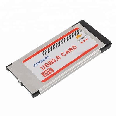 China PCBA+Aluminum 2 Port 34mm ExpressCard USB 3.0 Converter Board SuperSpeed ​​Adapter for sale