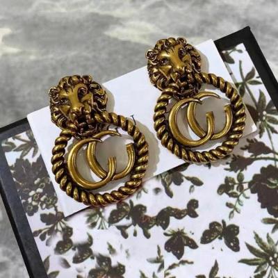 China CLASSIC Luxury designer jewelry stud drop circle 2022 famous brand earrings for women 2022 for sale