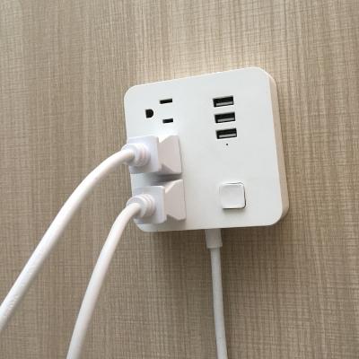 China Standard US Plug Power Strip Extension USB Cable Extension Socket Power Strip With US Plug for sale