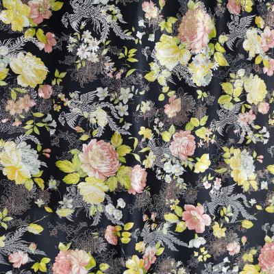 China Metallic Gorgeous Design And Brocade Fabric Metallic Jacquard for sale