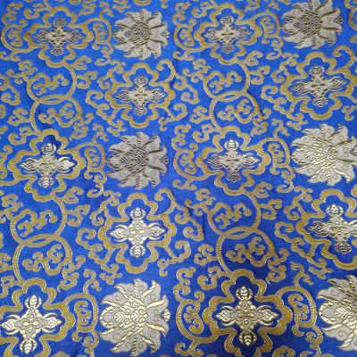 China Metallic Good Price Silk Fabric Brocade  Jacquard For Sale for sale