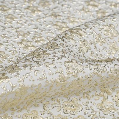 China Metallic Italian order design  Fashion Woven Jacquard brocade fabric  for dress garment for sale