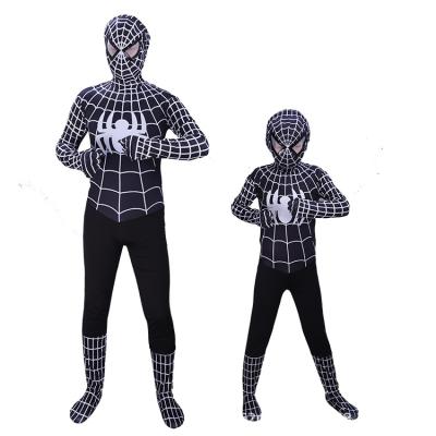 China Wholesale New 2021 Polyester Fiber Cosplay Clothing Costume Fancy Jumpsuit Adult Costume And Kids Halloween Spider for sale