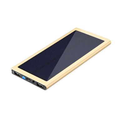 China With Portable LED Flashlight DIGIBLOOM Solar Charger Power Bank 20000mah 10000mah Wireless Charger Power Bank for sale