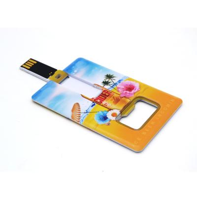 China Custom Plastic Bottle Opener USB Memory Card Gift USB Key Drive For Company Promotion for sale