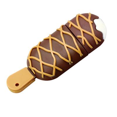 China Cute PVC Cute Food Stick USB Flash Memory 16GB 32GB 64GB 128GB Ice Cream USB Flash Drive for sale