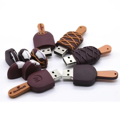 China Cute Lovely Ice Cream USB Drive Ice Cream Pendrive Flash Stick 4GB 8GB 16GB 32GB 64GB 128GB USB 2.0 USB Pen Drive for sale