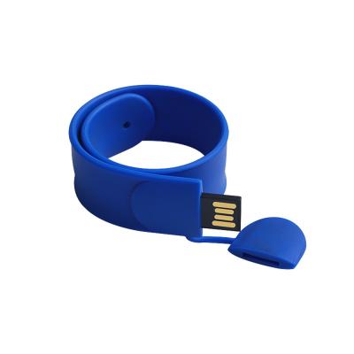 China Custom USB Pen Drive 2GB 4GB 8GB 16GB 32GB 64GB 128GB Silicone Wristband Silicone Wristband USB Flash Drive for sale