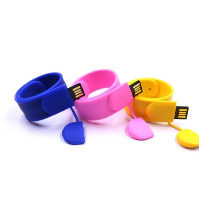 China Colorful Silicon Wristband/Wristband USB Flash Drive Case, Cheap Silicone Wristband USB Flash Drive for sale