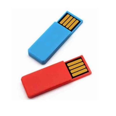 China Custom Logo 1GB 2GB 4GB 8GB 16GB 32GB 64GB 128GB Mini Portable Metal Clip 2.0 USB Flash Drive for sale