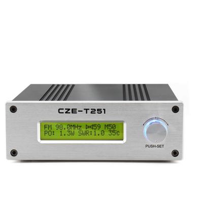 China Professional broadcast 72-90MHz aluminum alloy fm transmitter 25W stereo PLL radio station FM transmitter for sale