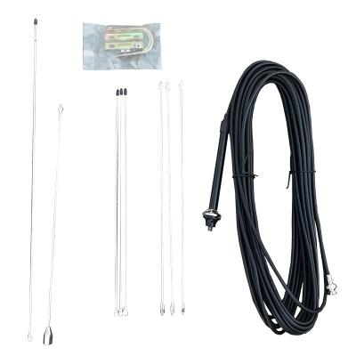 China CZERF 1/4 Wave GP1 Antenna for 5w, 7w, 15w FM Transmitter with 15 Meters GP1 BNC Connector for sale