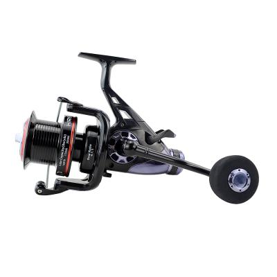 China Hirisi 8000 Straight Carp Fishing Reels Dual Bait Runner Brake Feeder With Extra Free Reel Spinning Reel for sale