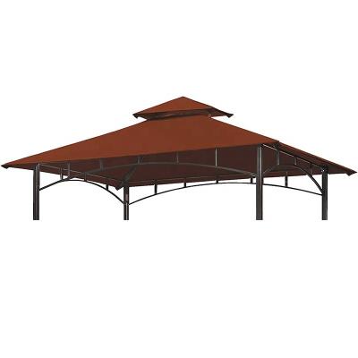 China POLY Cover Un-Heavy Shade Replacement Outdoor Canopy Gazebo Patio Backyard Garden Top Tent for sale