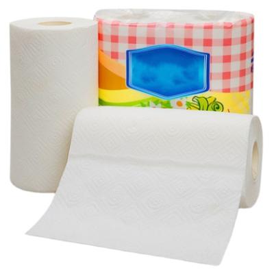 China Kitchen Room Hot Sale Kitchen Paper Towel Strong Oil Absorption Kitchen Towel Embossed Kitchen Roll Tissues for sale