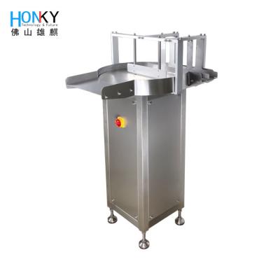 China Customized SUS304 Bottle Feeding Table For Filling And Labeling Machine for sale