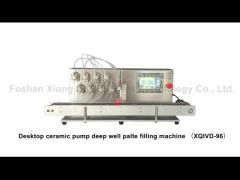 Desktop ceramic pump deep well palte filling machine （XQIVD-96）