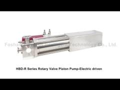 HBD-R Series Rotary Valve Piston Pump-Electric driven