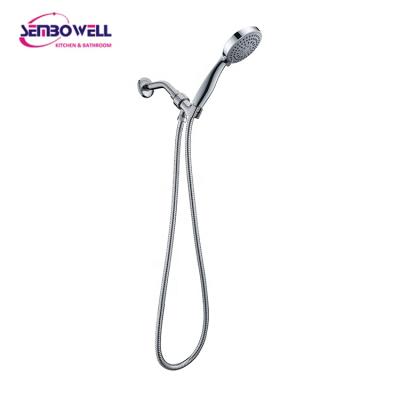 China Without Diverter 3-Function Hand Held Shower Set With Bracket And Shower Hose for sale