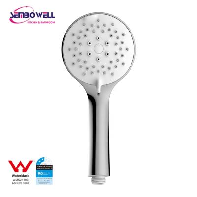 China Without Turnout 2021 New ABS Bathroom Chrome Plastic Hand 4-Function Shower Head for sale