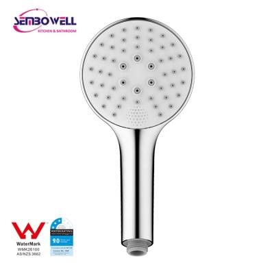 China 2021 New Style Modern Bathroom ABS Plastic High Pressure Shower Head 3-Function Hand Free Shower Head for sale