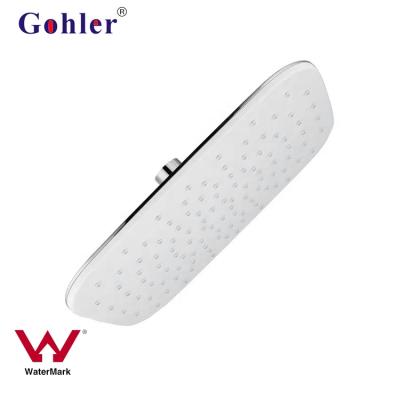 China Without Square ABS Plastic Rain Shower Diverter Watermark WELS Sembowell Overhead Shower Head for sale