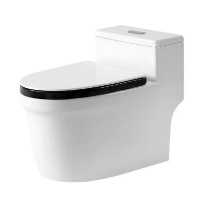 China Modern bathroom floor toilet Water-saving toilet odor-proof and silent type closestool for sale