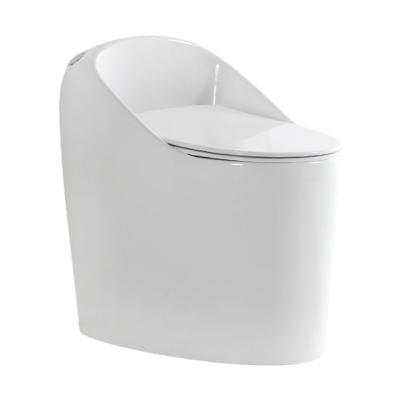 China Bathroom solid color modern built-in floor type closestool for sale