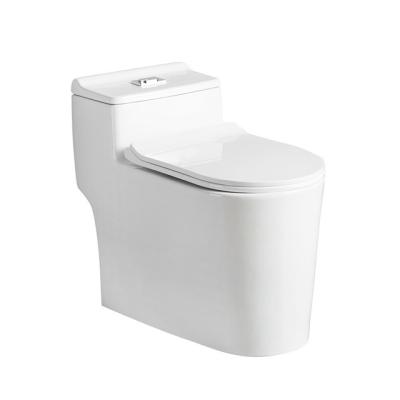 China Modern bathroom water saving siphon ceramic toilet floor type closestool for sale