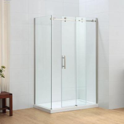 China Modern Shower Room Tempered Glass Shower Door Borderless Integrated Shower Room for sale