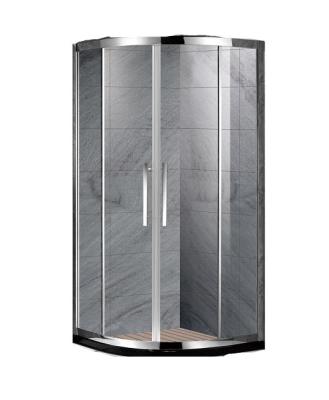 China Modern Helix Shaped Dry Wet Shower Room Divider Tempered Glass Shower Door for sale