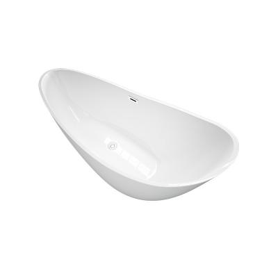 China Luxury Hotel Freestanding Level Standards Bathroom Crescent Acrylic Bathtub for sale