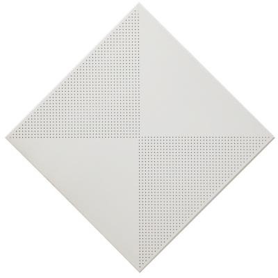 China Ceilings 300*300 Perforated Aluminum Gusset Plate Ceiling Gusset Moisture Proof Ceiling for sale