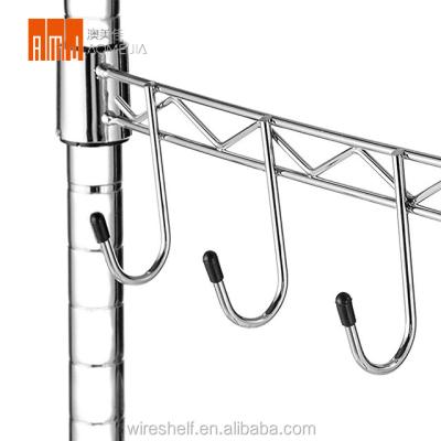 China Sustainable Use s Wire Shelf Metal Hanging Hook For Rack Wire Shelf Use for sale