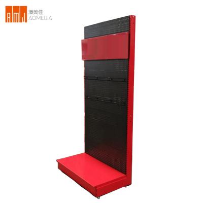 China Single Sided Customized Supermarket Display And Storage Shelf Rack Gondola for sale