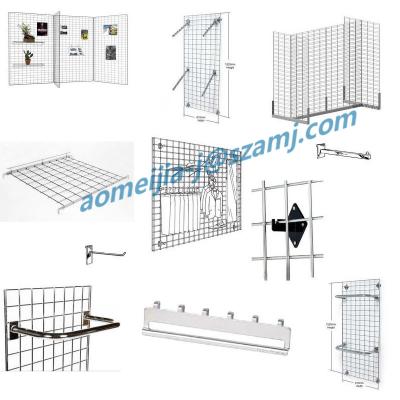 China Environmental friendly custom size 2'' 2*8' 2*7' 2*6'*5 payload coated wire mesh grid panels for sale