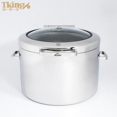 China Wedding Restaurant Stainless Steel Dish Food Warmer Catering Teasing Serving Chafing Dish For Indian for sale