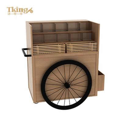 China Eco - Friendly Outdoor Stainless Steel Vehicle Display Rally Cart for sale