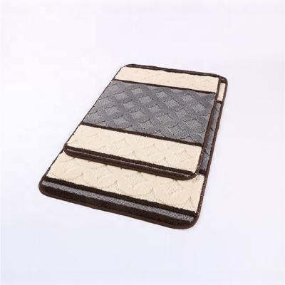 China Hot Sale Washable Blankets Carpet TPR Material 2 Piece Bath Mat for sale